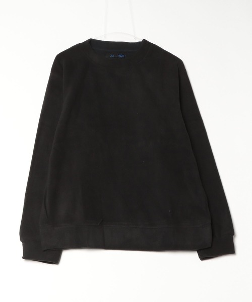 ARCADE(アーケード)の「HIGHQUALITY FLEECE 暖か軽量 ハイクォリティ フリース トップス トレーナー(スウェット・メンズ・ブラック系2/ブルー系その他/ネイビー/ベージュ/ブラック系1/ベージュ×ブラック/チャコール/ブラック・L/M/LL)」の20枚目の写真