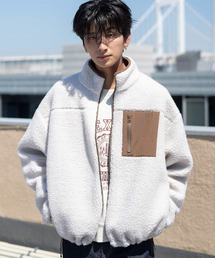 WEGO/【26年秋冬新作】リバーシブルボアブルゾン