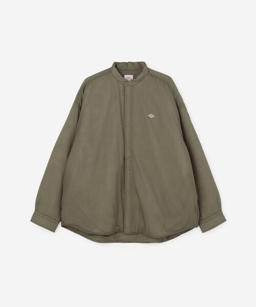 DANTON（ダントン）の「DANTON | インサレーション シャツジャケット MEN（ナイロンジャケット・メンズ・オリーブ/ブラック・40/42）」の2枚目の写真