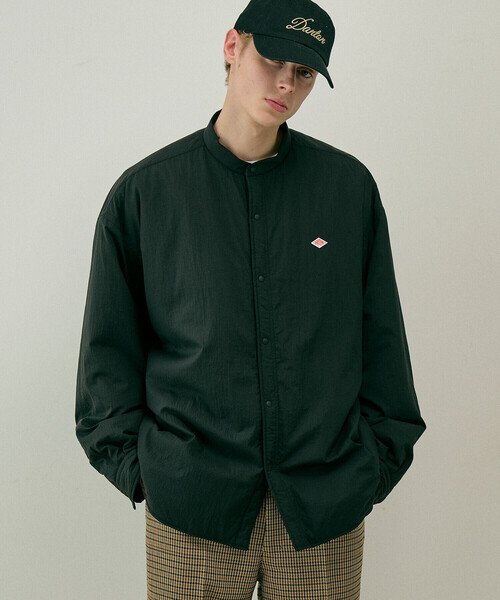 DANTON（ダントン）の「DANTON | インサレーション シャツジャケット MEN（ナイロンジャケット・メンズ・オリーブ/ブラック・40/42）」の3枚目の写真