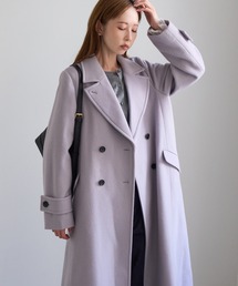 JAPAN FABRIC ダブルチェスターロング丈ウールコート
