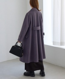 JAPAN FABRIC ダブルチェスターロング丈ウールコート