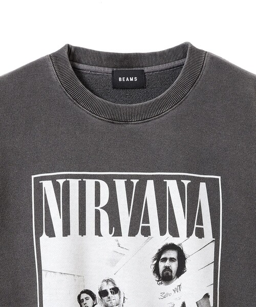 BEAMS T(ビームスティー)の「【別注】GOOD ROCK SPEED / 『NIRVANA』 CREWNECK SWEAT①(スウェット・メンズ・ブラック系その他4・L/M/XL)」の6枚目の写真