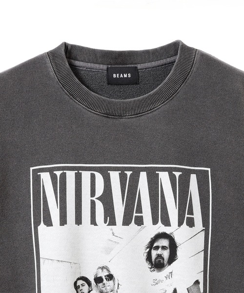 BEAMS T(ビームスティー)の「【別注】GOOD ROCK SPEED / 『NIRVANA』 CREWNECK SWEAT①(スウェット・メンズ・ブラック系その他4・L/M/XL)」の2枚目の写真