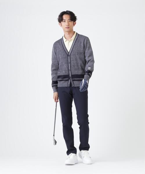 PEARLY GATES（パーリーゲイツ）の「12GVネックニットカーディガン ＜メッシュ柄＞ (MENS)（カーディガン/ボレロ・メンズ・ネイビー/グレー系その他・LARGE/MEDIUM）」の6枚目の写真