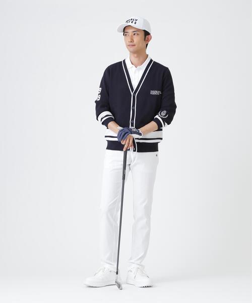 PEARLY GATES（パーリーゲイツ）の「12GVネックニットカーディガン ＜メッシュ柄＞ (MENS)（カーディガン/ボレロ・メンズ・ネイビー/グレー系その他・LARGE/MEDIUM）」の14枚目の写真