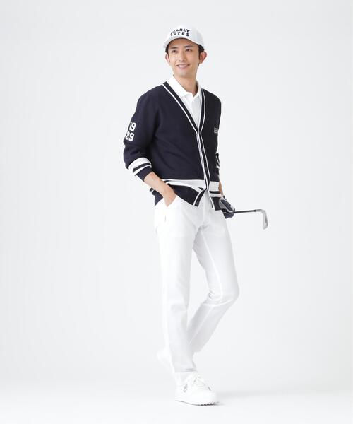 PEARLY GATES（パーリーゲイツ）の「12GVネックニットカーディガン ＜メッシュ柄＞ (MENS)（カーディガン/ボレロ・メンズ・ネイビー/グレー系その他・LARGE/MEDIUM）」の15枚目の写真