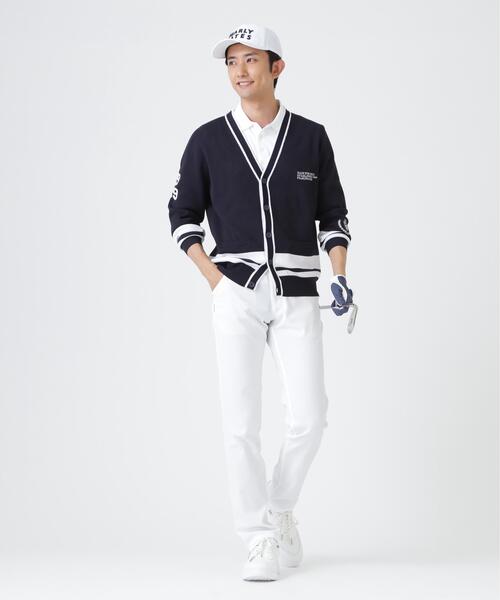 PEARLY GATES（パーリーゲイツ）の「12GVネックニットカーディガン ＜メッシュ柄＞ (MENS)（カーディガン/ボレロ・メンズ・ネイビー/グレー系その他・LARGE/MEDIUM）」の16枚目の写真