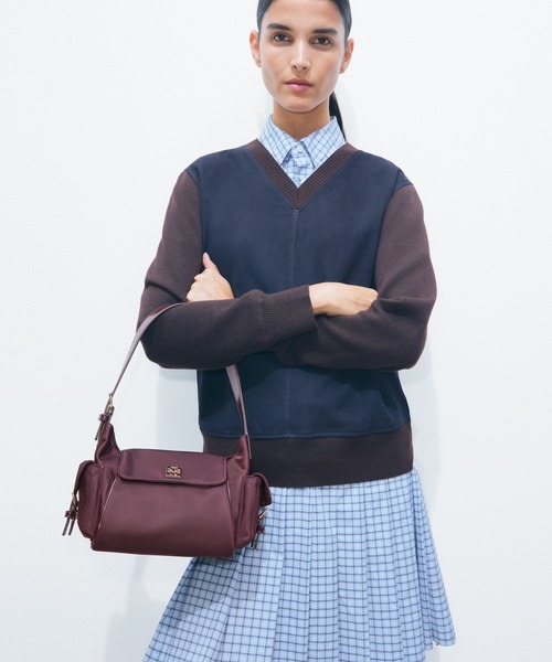 TORY BURCH(トリーバーチ)の「ヴァージニア ポケット ショルダーバッグ(ショルダーバッグ・レディース・レッド・ONE SIZE)」の1枚目の写真