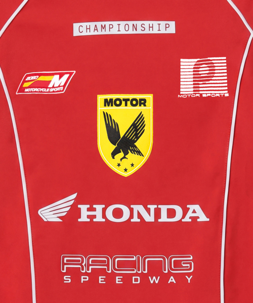 PHYPS MOTORCYCLE(フィップスモーターサイクル)の「Women Racing Artwork Half Neck Crop Long Sleeve Red(Tシャツ/カットソー・レディース・その他・SMALL/LARGE/MEDIUM)」の5枚目の写真
