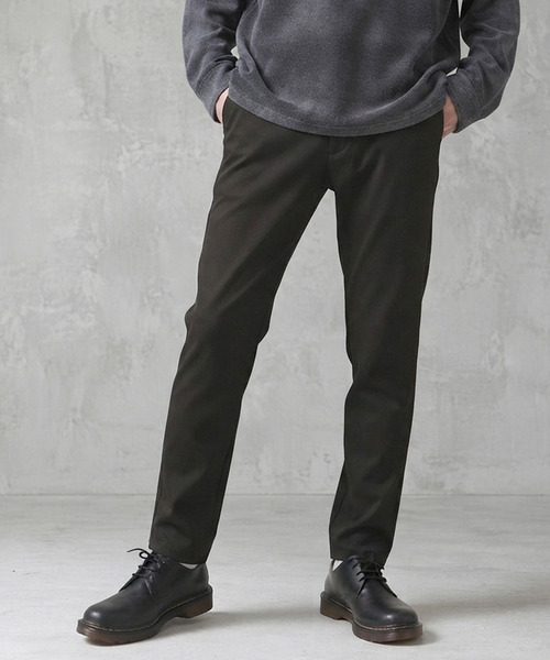 Universal Style Wear（ユニバーサルスタイルウェア）の「M-0001 メンズ ストレッチテーパードパンツ・（その他パンツ・メンズ・ブラック/キャメル/チャコールグレー/グレー・L/M/XL）」の2枚目の写真