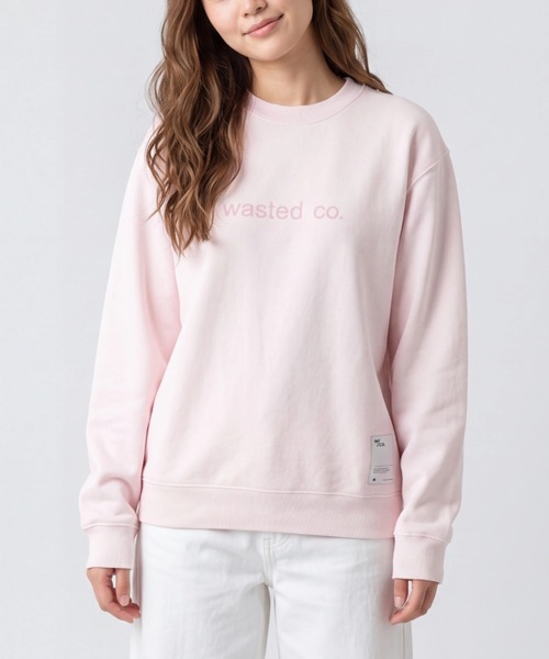 INNOCENT(イノセント)の「【Wasted Collective/ウェイステッド コレクティブ】Good Times Crew WCCRW01(スウェット・レディース・ピンク・MEDIUM/LARGE/X-LARGE)」の1枚目の写真