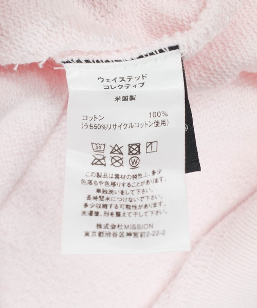 INNOCENT(イノセント)の「【Wasted Collective/ウェイステッド コレクティブ】Good Times Crew WCCRW01(スウェット・レディース・ピンク・MEDIUM/LARGE/X-LARGE)」の9枚目の写真