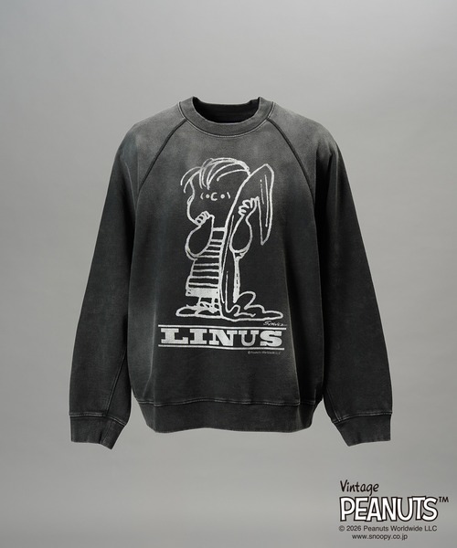 MAISON SPECIAL（メゾンスペシャル）の「《UNISEX》「PEANUTS」プライムオーバークルーネックスウェット/「PEANUTS」Prime-Over Crew Neck Sweatshirt【MAISON SPECIAL/メゾンスペシャル】（スウェット・メンズ・ブラック/ライトグリーン/グレー・0/1/2）」の20枚目の写真