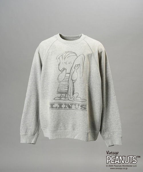 MAISON SPECIAL（メゾンスペシャル）の「《UNISEX》「PEANUTS」プライムオーバークルーネックスウェット/「PEANUTS」Prime-Over Crew Neck Sweatshirt【MAISON SPECIAL/メゾンスペシャル】（スウェット・メンズ・ブラック/ライトグリーン/グレー・0/1/2）」の19枚目の写真