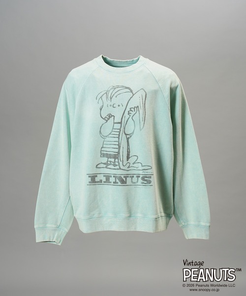MAISON SPECIAL（メゾンスペシャル）の「《UNISEX》「PEANUTS」プライムオーバークルーネックスウェット/「PEANUTS」Prime-Over Crew Neck Sweatshirt【MAISON SPECIAL/メゾンスペシャル】（スウェット・メンズ・ブラック/ライトグリーン/グレー・0/1/2）」の18枚目の写真