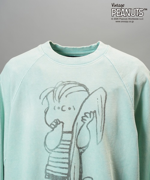MAISON SPECIAL（メゾンスペシャル）の「《UNISEX》「PEANUTS」プライムオーバークルーネックスウェット/「PEANUTS」Prime-Over Crew Neck Sweatshirt【MAISON SPECIAL/メゾンスペシャル】（スウェット・メンズ・ブラック/ライトグリーン/グレー・0/1/2）」の15枚目の写真