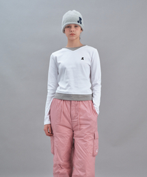 LAYERED LONG SLEEVE - WHITE