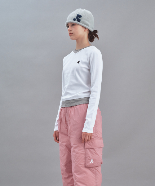 Rest&Recreation（レストアンドレクリエーション）の「LAYERED LONG SLEEVE - WHITE（Tシャツ/カットソー・レディース・その他・ONE）」の3枚目の写真
