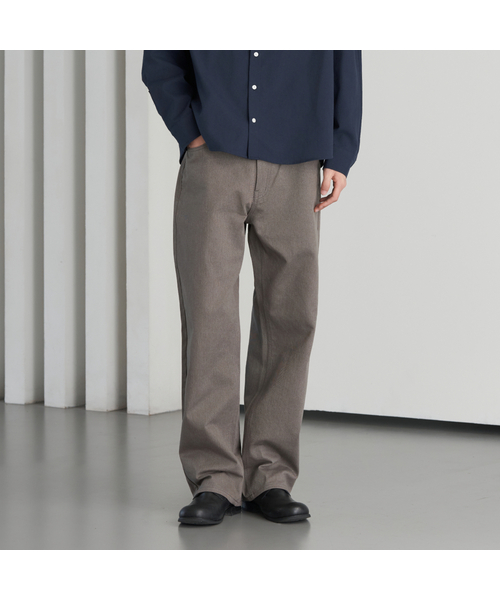 HYOJI(ヒョージ)の「26 FW ストレートカチオンパンツ(3カラー)(その他パンツ・メンズ・ブラック/アイボリー/グレー・SMALL/M/L/X-LARGE)」の3枚目の写真