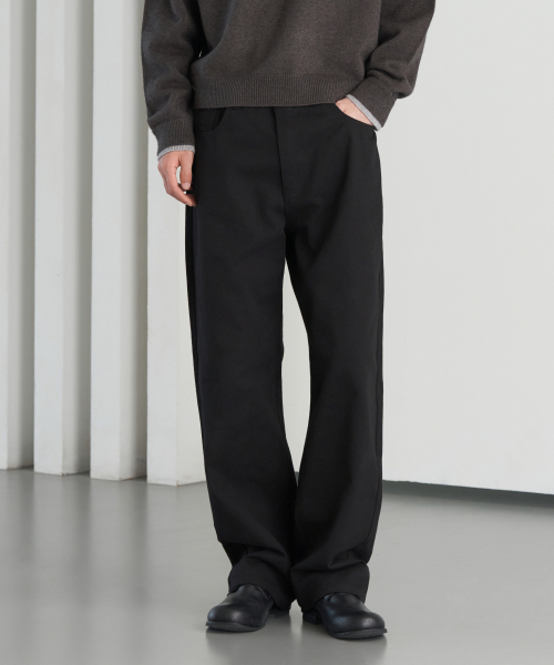 HYOJI(ヒョージ)の「26 FW ストレートカチオンパンツ(3カラー)(その他パンツ・メンズ・ブラック/アイボリー/グレー・SMALL/M/L/X-LARGE)」の5枚目の写真