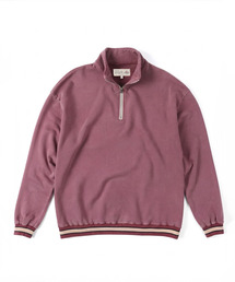The DUFFER of ST.GEORGE（ザダファーオブセントジョージ）の「VINTAGELIKE HALF-ZIP STAND COLLAR SWEAT：ヴィンテージライク ハーフジップ スタンドカラースウェット（スウェット）」