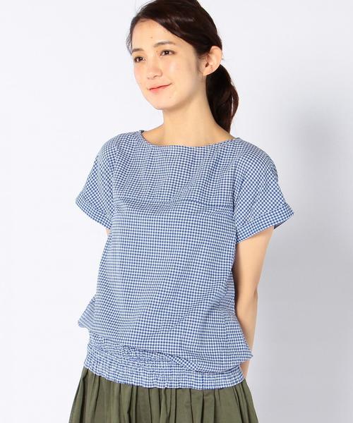 coen（コーエン）の「カラミレースプルオーバーブラウス（シャツ/ブラウス・レディース・ネイビー/ホワイト・FREE）」の11枚目の写真