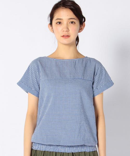 coen（コーエン）の「カラミレースプルオーバーブラウス（シャツ/ブラウス・レディース・ネイビー/ホワイト・FREE）」の13枚目の写真