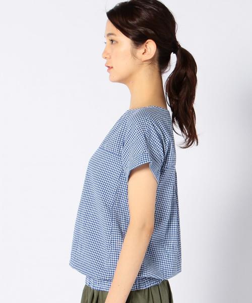 coen（コーエン）の「カラミレースプルオーバーブラウス（シャツ/ブラウス・レディース・ネイビー/ホワイト・FREE）」の14枚目の写真