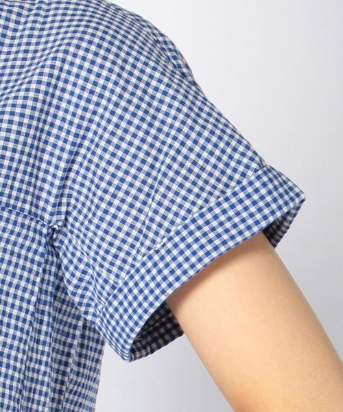 coen（コーエン）の「カラミレースプルオーバーブラウス（シャツ/ブラウス・レディース・ネイビー/ホワイト・FREE）」の7枚目の写真