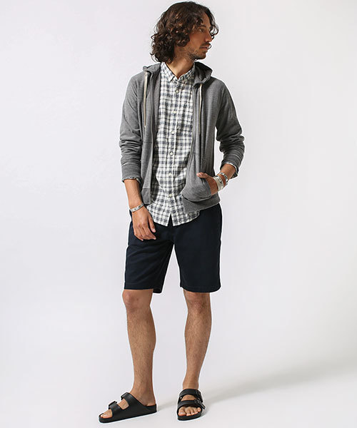 NANO universe（ナノユニバース）の「ガーメントダイショーツ（チノパンツ・メンズ・ベージュ/カーキ/ホワイト/ネイビー・SMALL/LARGE/MEDIUM）」の8枚目の写真