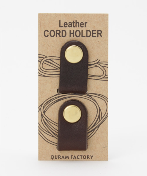 DURAM FACTORY（ドゥラムファクトリー）の「DURAM ドゥラム コードホルダー イヤホン ケーブルタイ 14011（ヘッドフォン/イヤホン・レディース・ライトブラウン/ブラウン/ダークブラウン/レッド/グリーン/ブラック・FREE）」の7枚目の写真