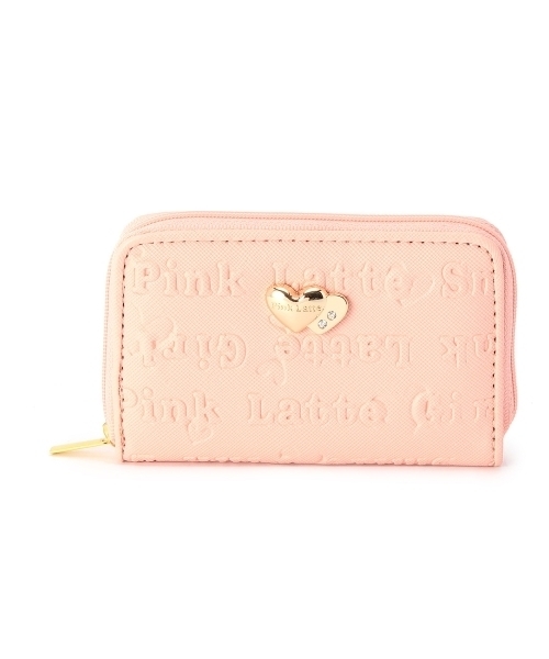 Pink Latte ピンクラテ の ロゴハート付きパスケース パスケース Wear