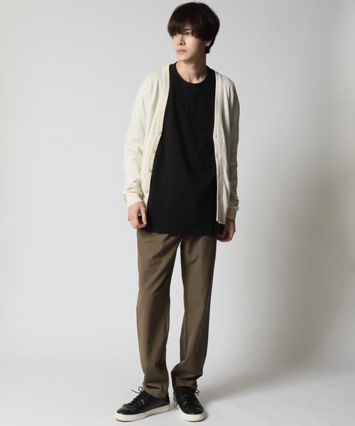 ARCADE（アーケード）の「コットンニットカーディガン（カーディガン/ボレロ・メンズ・チャコールグレー/グレー/ロイヤルブルー/マスタード/ネイビー/グリーン/ワインレッド/キナリ/ブラック/レッド/ワイン/オフホワイト/ラベンダー/ライトピンク・LARGE/MEDIUM/LL）」の18枚目の写真