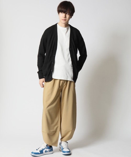 ARCADE（アーケード）の「コットンニットカーディガン（カーディガン/ボレロ・メンズ・チャコールグレー/グレー/ロイヤルブルー/マスタード/ネイビー/グリーン/ワインレッド/キナリ/ブラック/レッド/ワイン/オフホワイト/ラベンダー/ライトピンク・LARGE/MEDIUM/LL）」の22枚目の写真