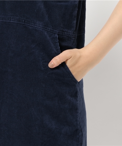 Denime（ドゥニーム）の「コーデュロイワンピース（ワンピース・レディース・ネイビー/ベージュ/ワイン・FREE）」の6枚目の写真