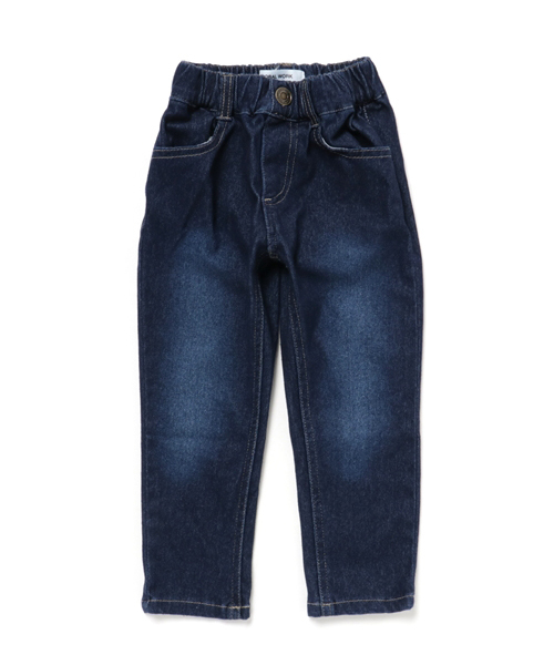 GLOBAL WORK（グローバルワーク）の「【キッズ】カットデニムストレートパンツ/739432（デニムパンツ・キッズ・ホワイト/ブルー/ネイビー・MEDIUM/LARGE/SMALL/XX-LARGE/X-LARGE）」の3枚目の写真