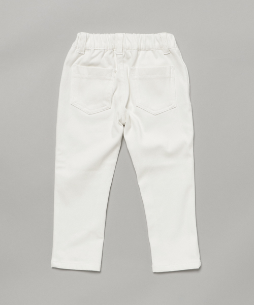 GLOBAL WORK（グローバルワーク）の「【キッズ】カットデニムストレートパンツ/739432（デニムパンツ・キッズ・ホワイト/ブルー/ネイビー・MEDIUM/LARGE/SMALL/XX-LARGE/X-LARGE）」の4枚目の写真