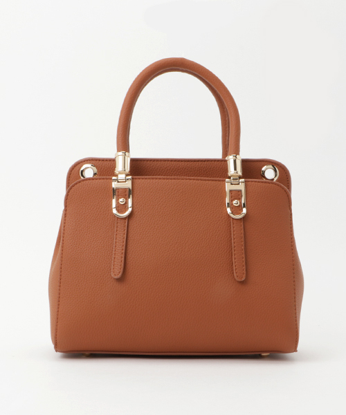 PLAIN CLOTHING（プレーンクロージング）の「ベルトハンドバッグ【PLAIN CLOTHING】（ハンドバッグ・レディース・レッド/キャメル/ベージュ/ネイビー/ブラック/グレー/アイボリー・FREE）」の21枚目の写真