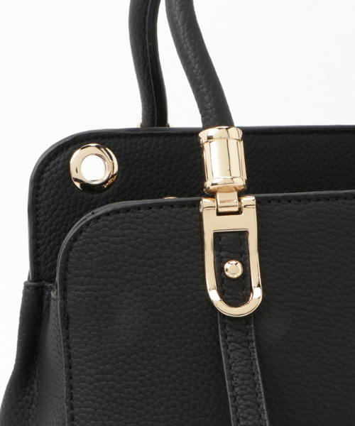 PLAIN CLOTHING（プレーンクロージング）の「ベルトハンドバッグ【PLAIN CLOTHING】（ハンドバッグ・レディース・レッド/キャメル/ベージュ/ネイビー/ブラック/グレー/アイボリー・FREE）」の16枚目の写真