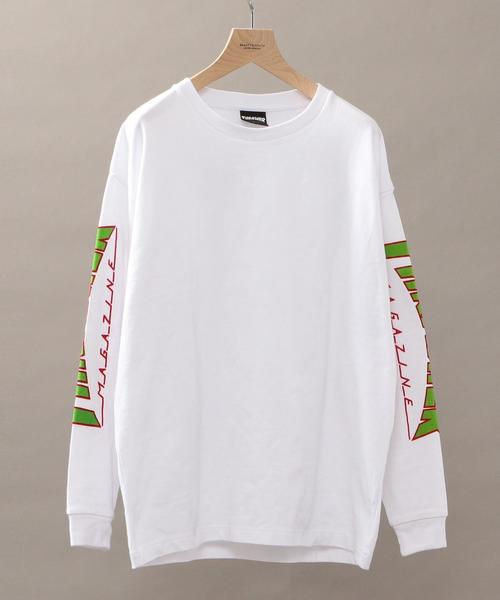 THRASHER(スラッシャー)の「【別注】 <THRASHER> LOGO LS TEE/Tシャツ ◆(Tシャツ/カットソー・メンズ・ライラック/その他1/その他2・LARGE/SMALL/MEDIUM)」の1枚目の写真