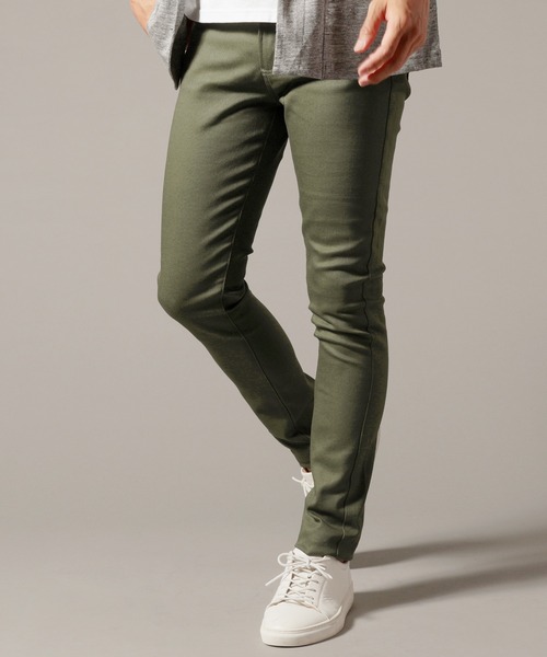 THE CASUAL（カジュアル）の「カツラギツイルストレッチスキニーパンツ（チノパンツ・メンズ・アイボリー/ブラック/オリーブ/チャコールグレー/ホワイト/モカ/ベージュ/ネイビー/ワイン/サックスブルー/ライトグレー/ライトベージュ/ストライプ/ブルーグラス/グレー系その他/チャコール・S/XL/M/L）」の11枚目の写真
