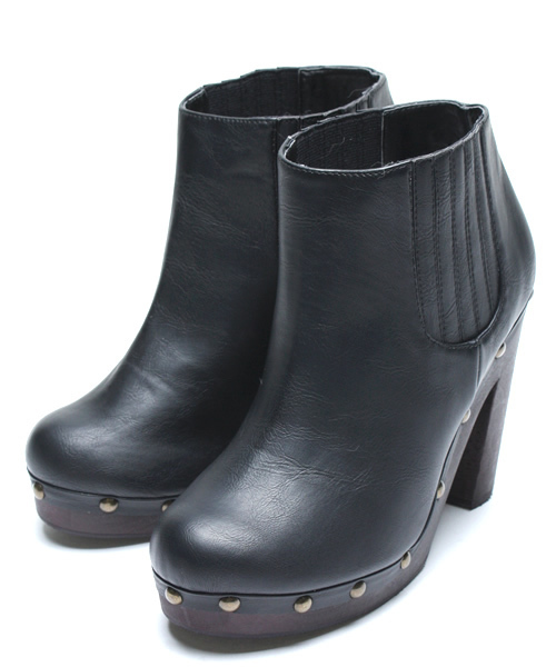 mystic（ミスティック）の「ラビットファー付きサイドゴア（ブーツ・レディース・ダークブラウン/ブラック・37inch/36inch）」の10枚目の写真