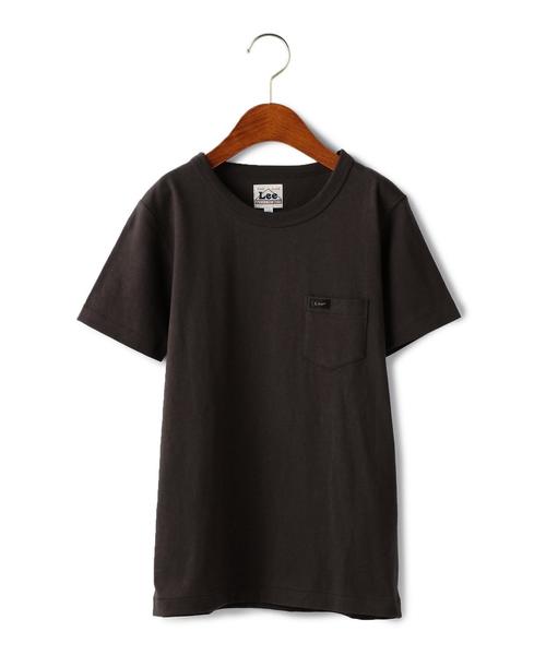 Lee(リー)の「WEB限定【JUNIOR】 LEE(リー) クルーネック ポケット Tシャツ(Tシャツ/カットソー・キッズ・ホワイト/ブラック/グレー/ダークブラウン/ダークグリーン/ライトブルー/その他1/その他2・140cm/150cm)」の5枚目の写真