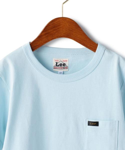 Lee(リー)の「WEB限定【JUNIOR】 LEE(リー) クルーネック ポケット Tシャツ(Tシャツ/カットソー・キッズ・ホワイト/ブラック/グレー/ダークブラウン/ダークグリーン/ライトブルー/その他1/その他2・140cm/150cm)」の21枚目の写真
