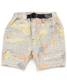 BREEZE | モザイク総柄パンツ 4.5分丈(その他パンツ)