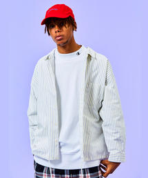 MONKEY TIME | ＜monkey time＞ STRIPE SHIRT JACKET/シャツ(シャツ/ブラウス)