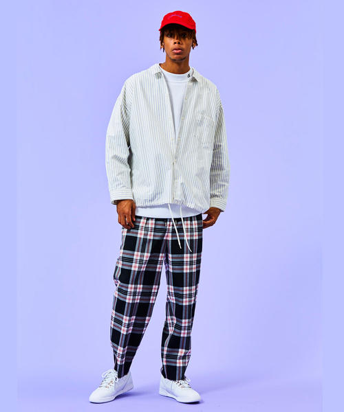 MONKEY TIME（モンキータイム）の「＜monkey time＞ STRIPE SHIRT JACKET/シャツ（シャツ/ブラウス・メンズ・オフホワイト/ロイヤルブルー・SMALL/MEDIUM/X-LARGE/LARGE）」の12枚目の写真