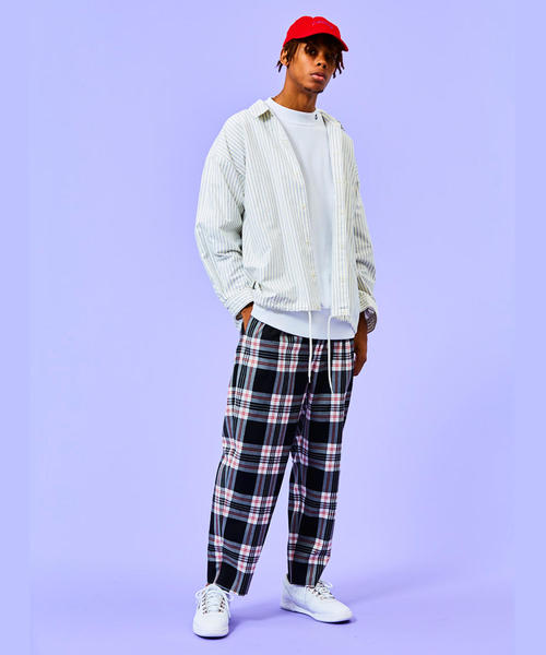 MONKEY TIME（モンキータイム）の「＜monkey time＞ STRIPE SHIRT JACKET/シャツ（シャツ/ブラウス・メンズ・オフホワイト/ロイヤルブルー・SMALL/MEDIUM/X-LARGE/LARGE）」の5枚目の写真