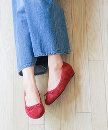 menue | ウエッジヒール ラウンドトゥ バレエシューズ(バレエシューズ)